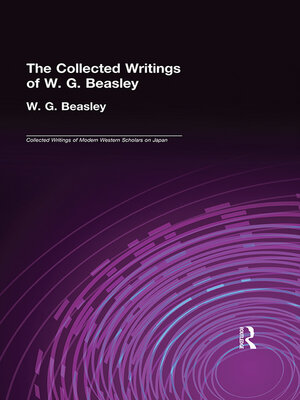 cover image of Collected Writings of W. G. Beasley